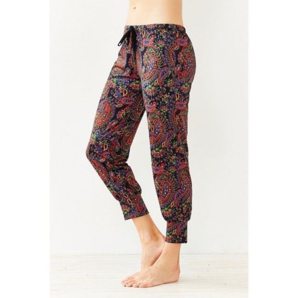 Onzie Joggers Elastic Paisley Rainbow Size S/M